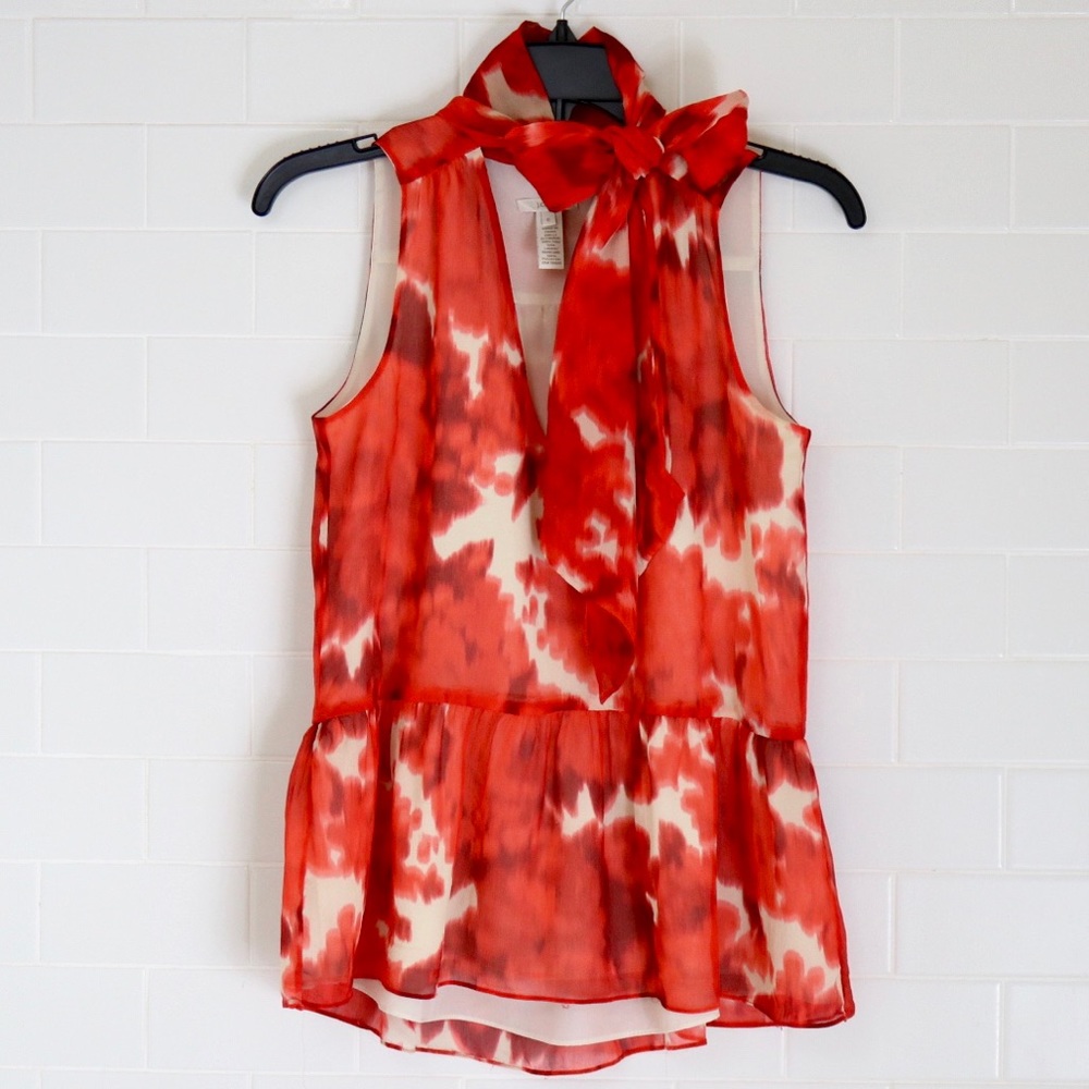 J. Crew Silk Top Size 0